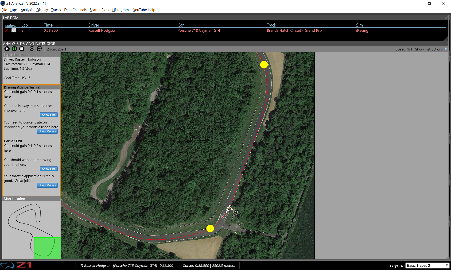 Z1 Analyzer Driving Instructor