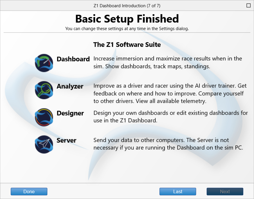 The Z1 Software Suite