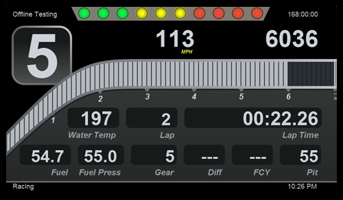 Audi R3 Dash 2